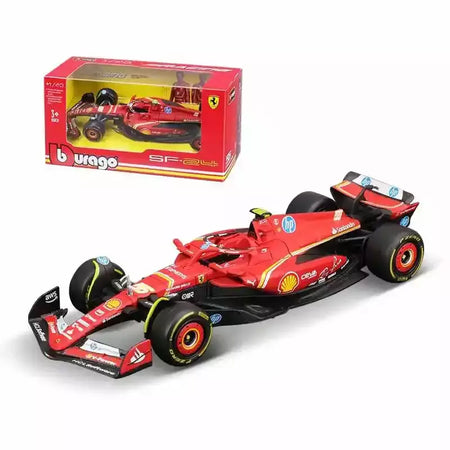 Bburago 1:43 2024 F1 Mclaren Mcl38 Monaco Grand Prix F1 Liga Modelo Diecast # 4 # 81 Lando Norris ? Presente de brinquedos para carros F1