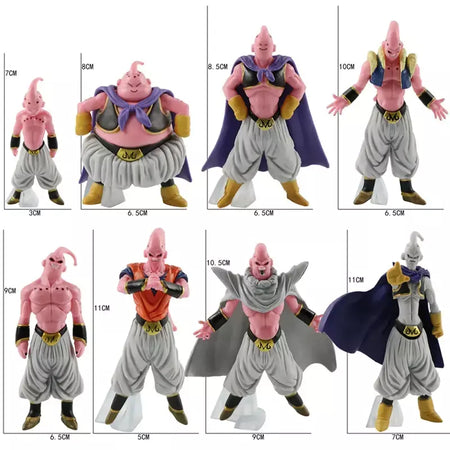 Aleatório 1pc dragon ball z anime figura majin buuu gordura buu figuras de ação boneca coleção pvc modelo brinquedos para crianças presentes adultos