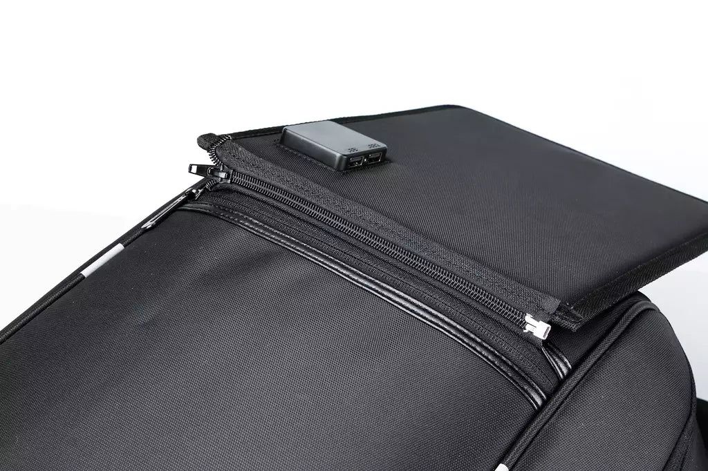 Kingsons bolsa masculina à prova d'água, mochila para laptop de 17 polegadas com carregamento usb externo, mochila antifurto para laptop, multicamadas