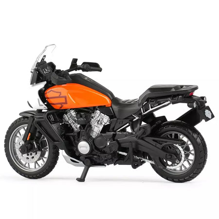 Maisto 1:18 Harley Davidson 2021 Pan America 1250 Veículos fundidos colecionáveis Hobbies Modelo de motocicleta Brinquedos