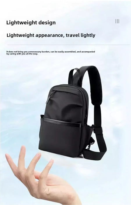 Bolsa de peito masculina, crossbody, mochila pequena, casual, marca, na moda, crossbody, para celular, novo, moda, Ins, 2024