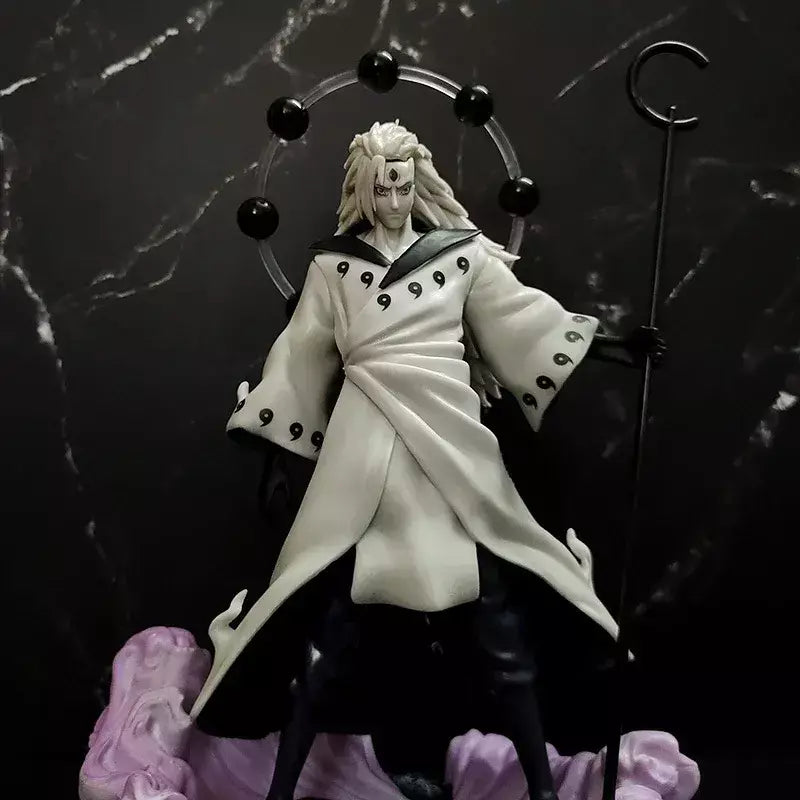 28cm naruto anime figura uchiha madara estatueta de ação gk colecionável decoração ornamento modelo brinquedos boneca presente aniversário para crianças