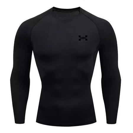 Camisa respirável Rashguard de compressão masculina, ajuste seco, camiseta esportiva MMA Fitness Gym, camisa de corrida, alta qualidade