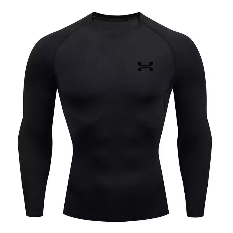 Camisa respirável Rashguard de compressão masculina, ajuste seco, camiseta esportiva MMA Fitness Gym, camisa de corrida, alta qualidade