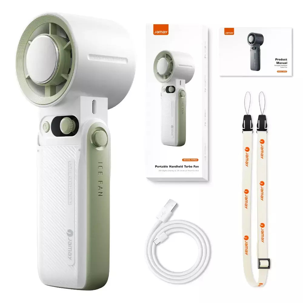 Novo ventilador portátil ao ar livre vento forte 199 engrenagem velocidade do vento led display digital turbo ajustável portátil portátil 8000mah