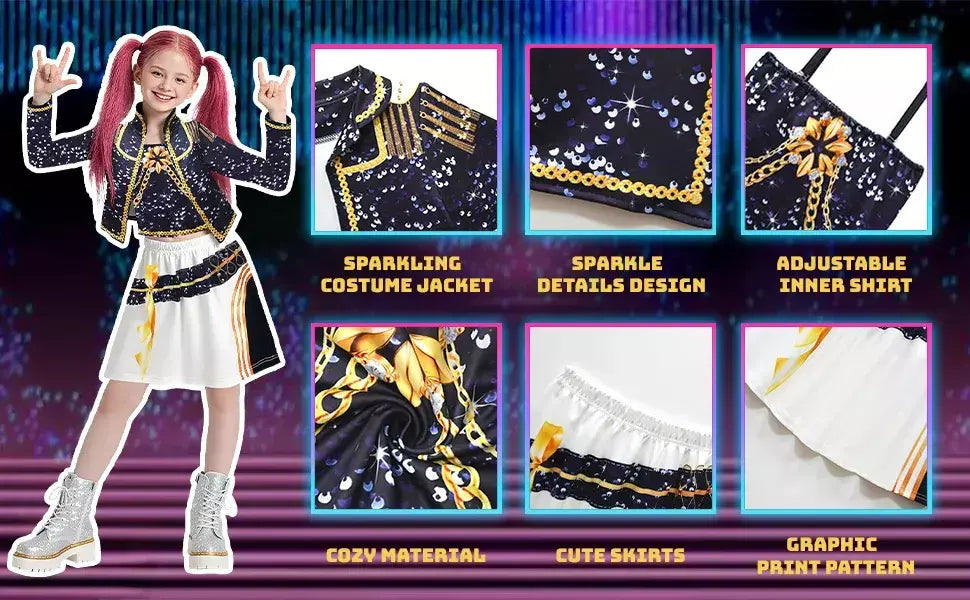 Kpop anime cosplay traje para meninas 3d impresso roupas filme moda cosplay traje halloween carnaval escola desempenho cos