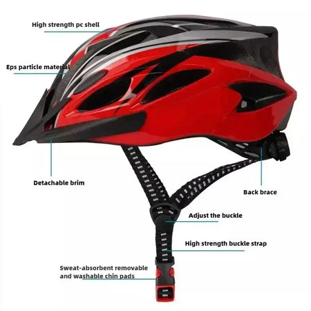 Novo capacete de ciclismo forro confortável leve oco das mulheres dos homens ajustável equitação segurança cabeça proteção bicicleta mtb capacete