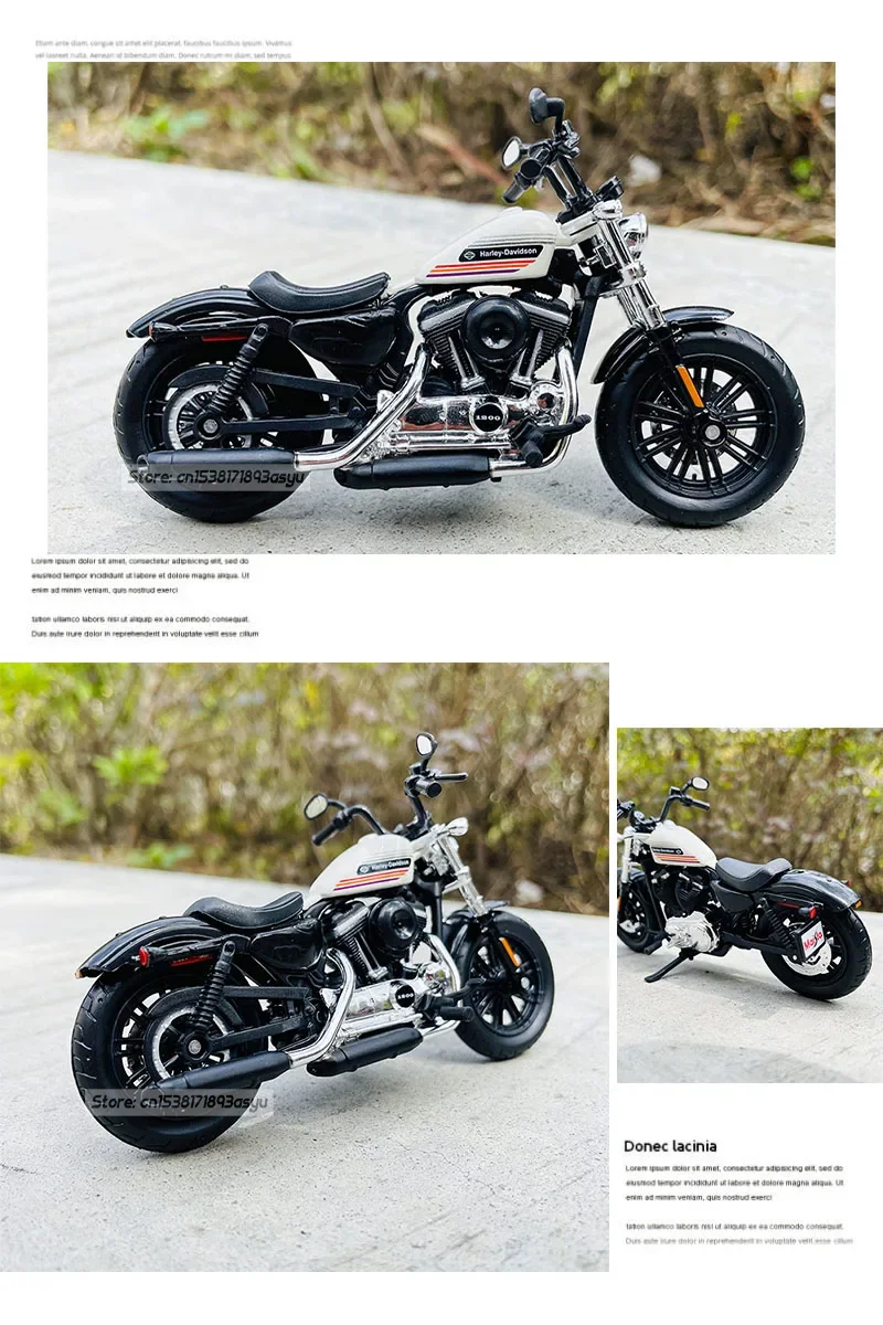 Maisto 1:18 Harley-Davidson 2018 Quarenta e Oito Especial Auseraliou Ver Modelo de carro de motocicleta em liga Vários estilos para escolher