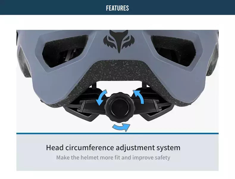 Batfox capacete de bicicleta mtb ajustável, leve, respirável, forro confortável, esportes ao ar livre, chapéu seguro para homens e mulheres, capacete de ciclismo