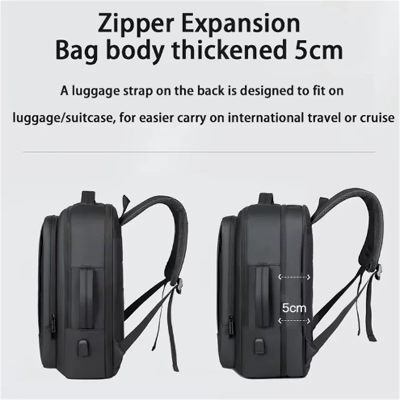 Xoky saco de negócios mochila viagem à prova dwaterproof água clássico mochila carregamento usb moda masculina atacado logotipo personalizado 2051