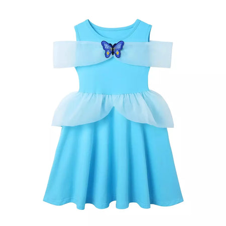 Crianças cosplay traje menina verão pageant lantejoulas fantasia crianças cinderela carnaval roupas princesa vestido de aniversário 3-10 ano