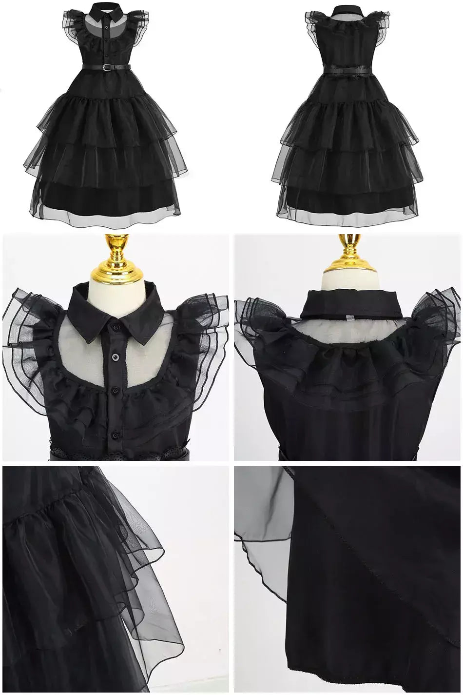 Crianças elsa ariel traje meninas quarta-feira dança disfarce crianças rapunzel vestido elegante barbi cosplay halloween fantasia 3-12t