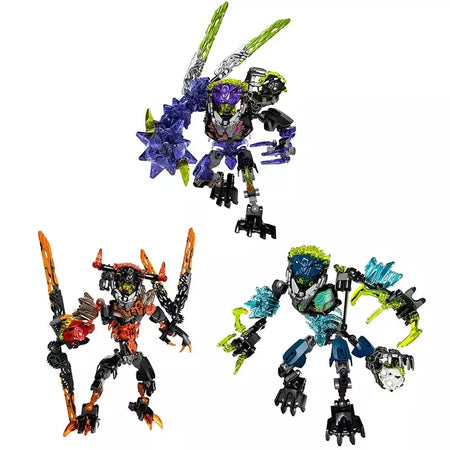 Bionicle Warriors Crânio Figuras de Ação Coleção Blocos de Construção Umarak Uxar Máscara Mestre Storm Beast Anime Tijolos Brinquedo Presentes para Crianças