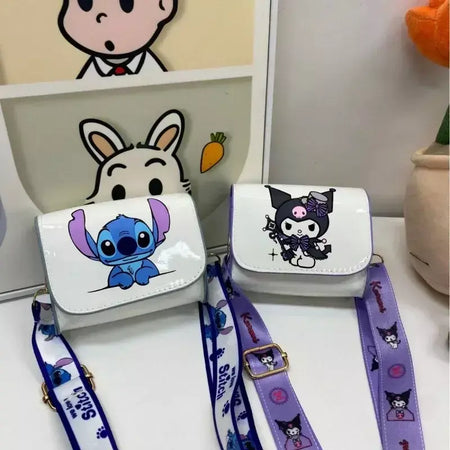 Anime bonito kuromi ponto crossbody sacos meninas mulheres marca de luxo saco alta qualidade mini designer sacos presentes