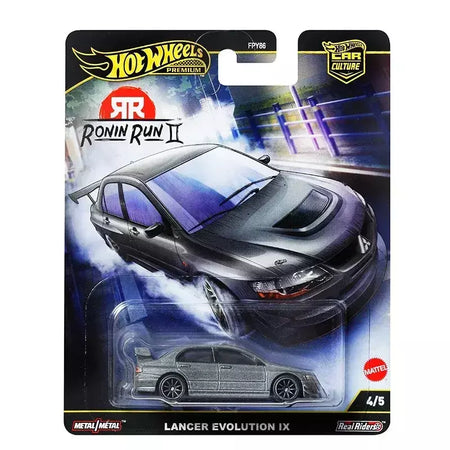 Hot Wheels Premium 2025 FPY86 Ronin Run 2, cultura de carro com etiqueta dourada, modelos fundidos em escala 1:64, brinquedos colecionáveis, presente para crianças