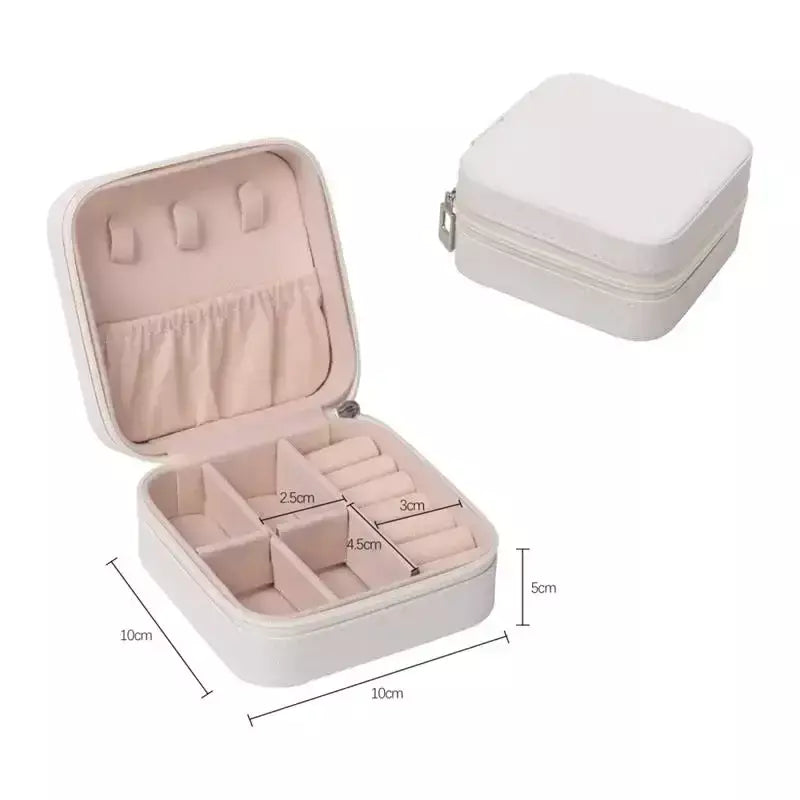 Atualizar caixa de armazenamento de jóias de veludo colar empilhável bandeja de exibição pulseira brinco organizadores diy artesanato gaveta caixa cinza