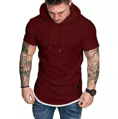 MRMT-moletons de manga curta para homens, moletom masculino com capuz casual, moletons monocromáticos, novidade nova, 2022, 2024