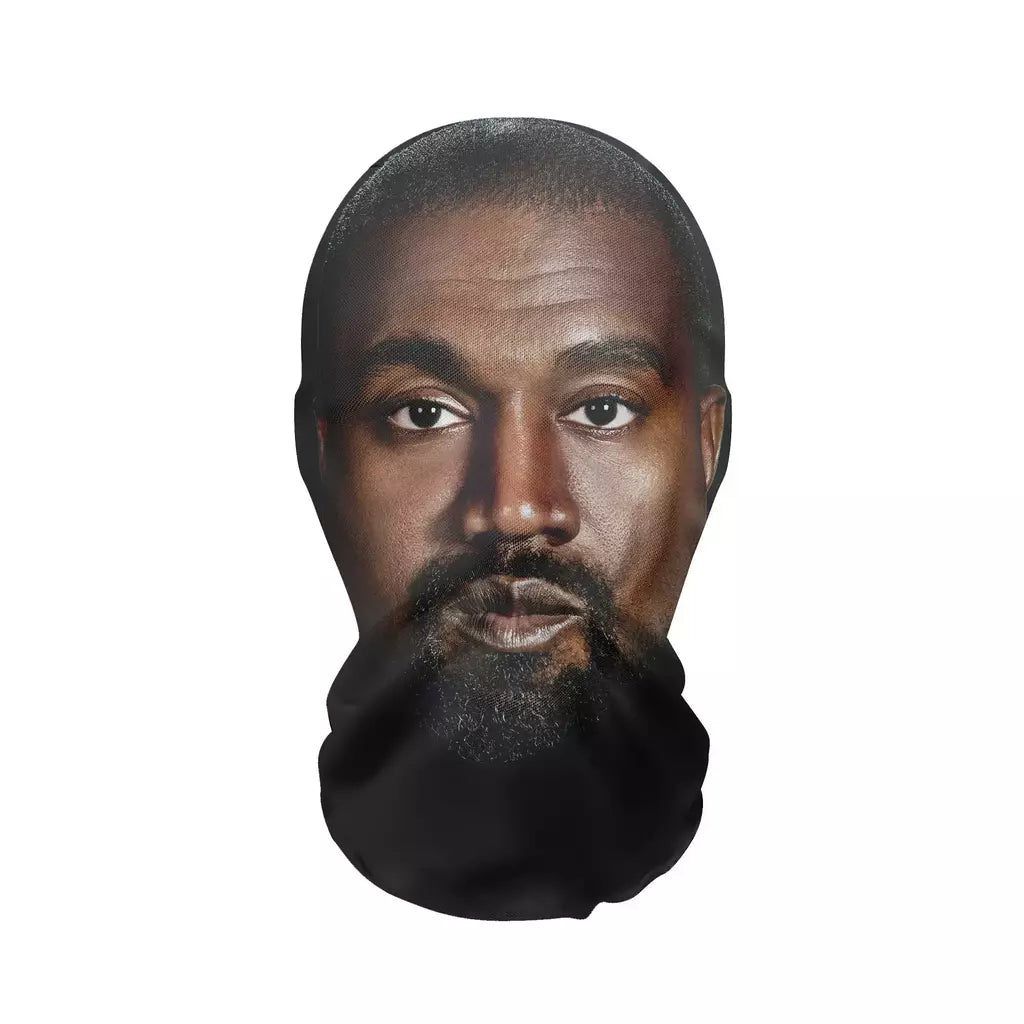 Máscara facial completa celebridade bola-jogo estrela máscara facial simulação kanye shiesty malha máscara para homens fontes de festa cosplay adereços novel