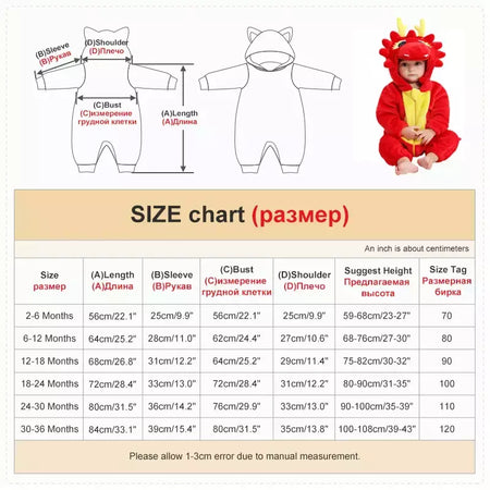 Macacão Dinossauro Vermelho para Bebê Recém-nascido, Criança Cosplay Roupas, Pijama Kigurumi, Bonito Animal Romper, Unicórnio Onesies, Meninos e Meninas