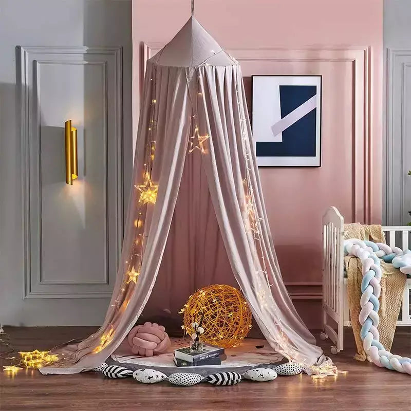 Rede Mosquiteira Pendurada para Crianças, Berço Cortina, Tenda Pendurada, Decoração de cama, Menina Princesa, Cama Canopy, Living Corner Play, Leitura