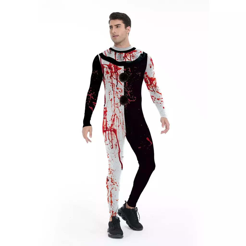 My Secret Art The Clown Cosplay Costume para meninos e meninas, Terrifier 3, Halloween Party Dress, Superhero Costume, Zero Bodysuits
