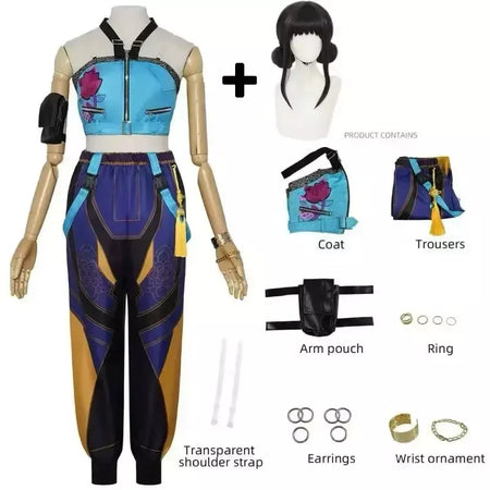 Rumi mira zoey cosplay kpop cosplay traje peruca 2026 uniforme feminino meninas festa de halloween role play roupas para adulto criança