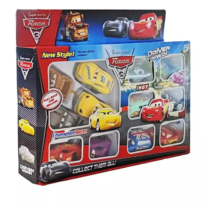 Mini 12 pçs disney pixar carros 3 pistão copo rebote carro coleção relâmpago mcqueen jackson tempestade pvc modelo de carro brinquedo para crianças