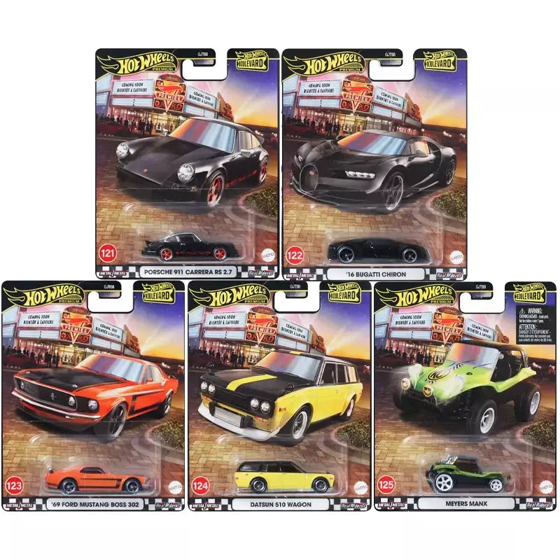 Hot Wheels Premium Car Culture Series 1:64 escala carros modelo fundido, presente de brinquedos de veículos, envio agora promocional