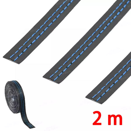 Linha de decoração de carro de 2 metros, tira decorativa, interior de carro, linha de decoração de couro, tira de tecelagem diy, decoração estilo carro