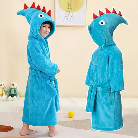 Roupão de Banho Criança, Robe Banho Infantil Absorvente Macio, Roupa Banho Bebé, Toalha com Capuz Infantil, Artigos Banheiro, Roupão Praia Piscina Menino Menina, Pijama Lar