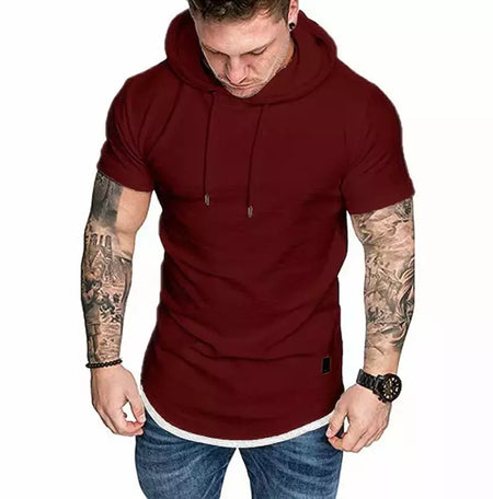 MRMT-moletons de manga curta para homens, moletom masculino com capuz casual, moletons monocromáticos, novidade nova, 2022, 2024