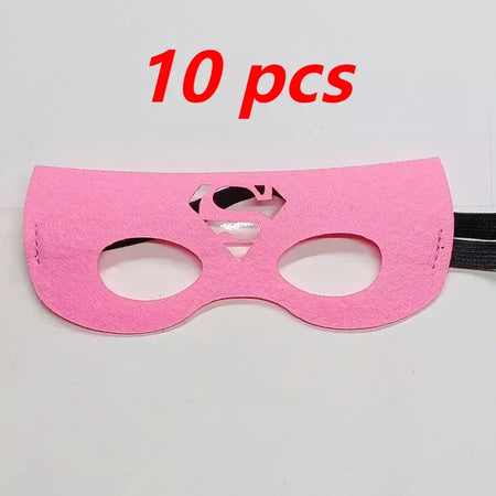 10 pçs/set disney mavel homem-aranha super herói máscaras de halloween congelado cosplay máscara presentes de natal festa de aniversário traje para criança