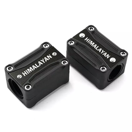 Apto para royal enfield himalayan 400 411 22/25/28mm motocicleta 7 cores barra de acidente do motor proteção pára-choques decorativo guarda bloco
