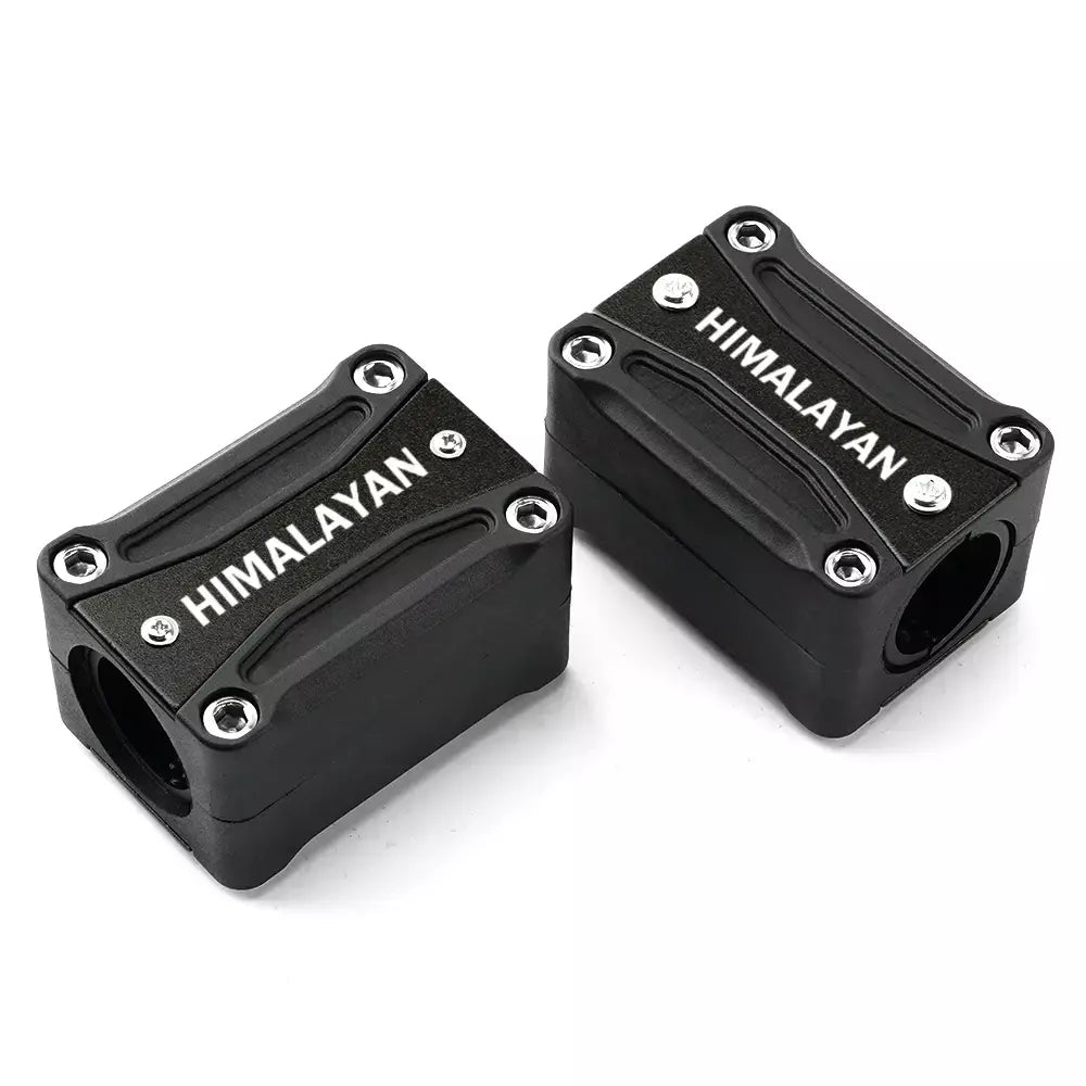Apto para royal enfield himalayan 400 411 22/25/28mm motocicleta 7 cores barra de acidente do motor proteção pára-choques decorativo guarda bloco