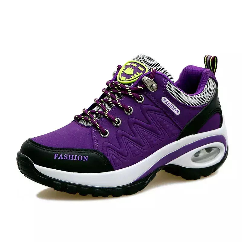 Mulheres sapatos esportivos plataforma tênis moda caminhadas ao ar livre antiderrapante sapatos casuais baixo superior tênis de corrida calçados femininos