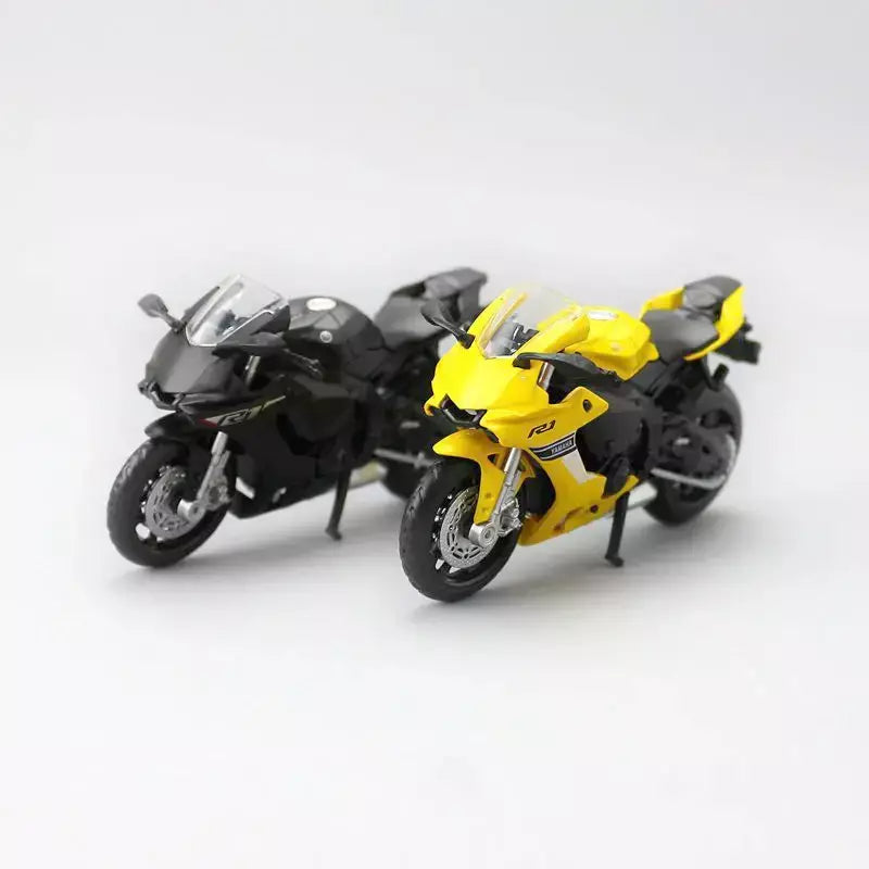 Motocicleta liga e plástico modelo brinquedo, Caipo GSX-R1000 YZF-R1 Vespa 200, 1:18