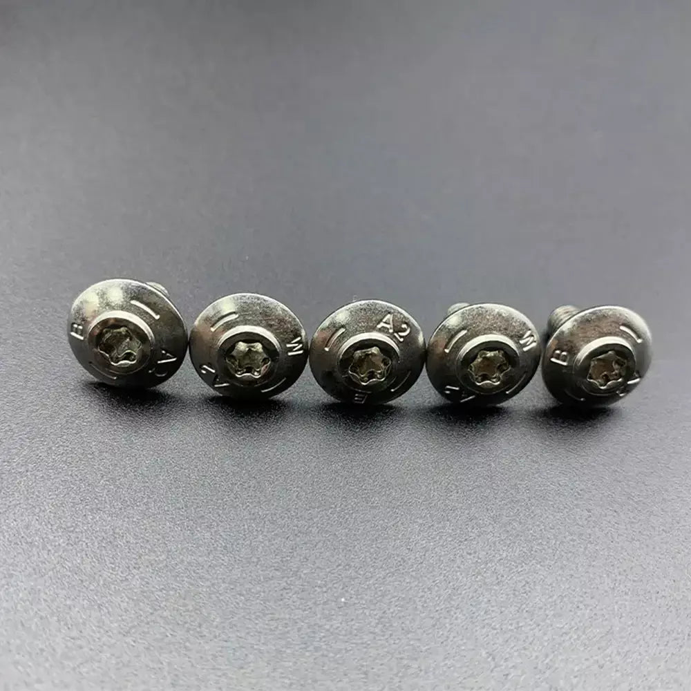 Acessórios para motocicleta m5 * 12 para bmw r1200gs r1250gs f850gs adv r1200rt r1250rt k1600b s1000rr parafusos de carenagem de motocicleta