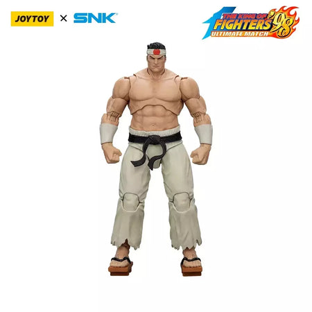 Joyotoy original rei dos lutadores 98um figura de ação kof 98um ikari guerreiros equipe herói 1/18 jogo estatueta modelo brinquedos personalizados