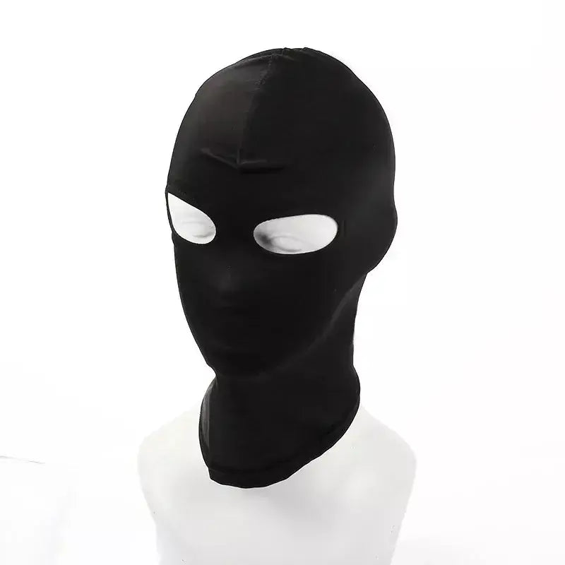 Balaclava elástica unissex padrão sem costura capuzes fetiche para halloween cosplay festa chapéu tático máscara facial jogos