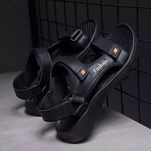 TAFN-Sapatos de praia grandes, chinelos personalizados com sola macia, sandálias de couro respirável, verão, novos