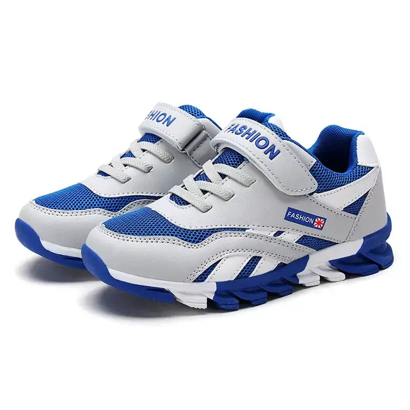 Respirável verão crianças sapatos esportivos 5-16 anos de idade meninos antiderrapante tênis de corrida para crianças confortáveis calçados de caminhada escolar