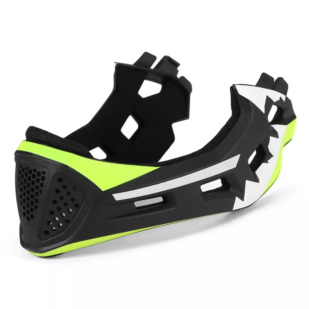 Capacete facial completo destacável para crianças, capacete de segurança esportivo para ciclismo, skate, patinação