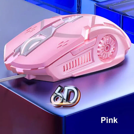 G5 mouse para jogos com fio, luz de fundo colorida, 6 botões, silencioso, 4 velocidades, 3200 dpi, rgb, mouse para jogos, computador, laptop