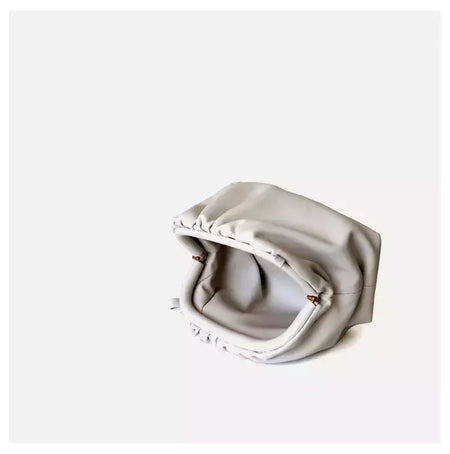Saco de Nuvem de Couro Genuíno para Mulheres, Couro Macio, Ombro Crossbody Bags, Alta Qualidade, Embreagens Femininas Noite, Senhoras, 2023