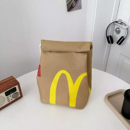 Mochila escolar Kfc com cordão, estilo kawai, personalizado, casual, presente de aniversário, para estudante, atacado