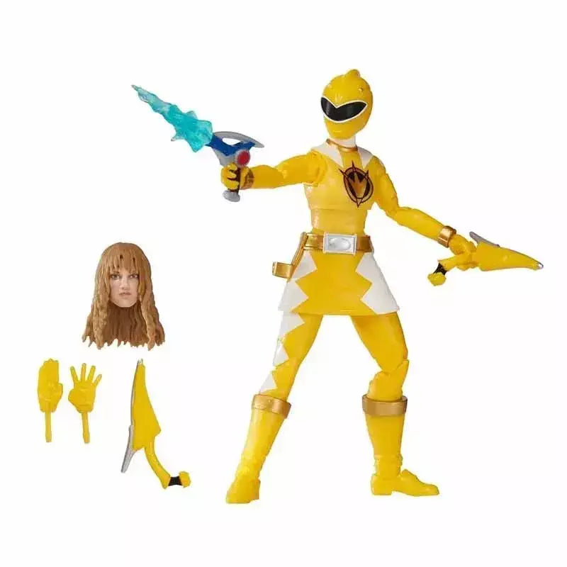 Hasbro power rangers relâmpago coleção dino trovão amarelo ranger/lost galaxy verde/força selvagem azul figura de ação modelo presentes