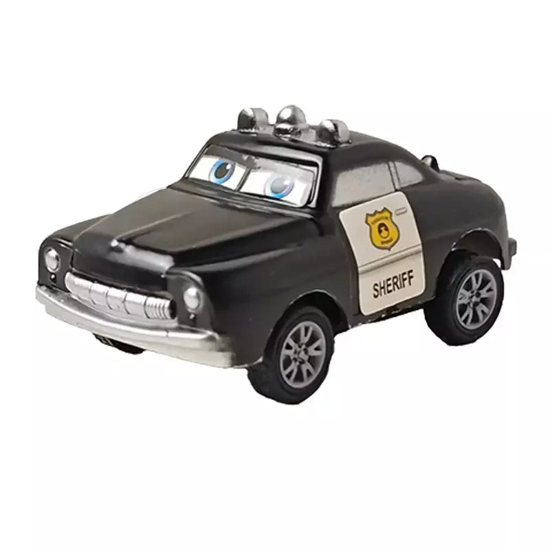 Mini 12 pçs disney pixar carros 3 pistão copo rebote carro coleção relâmpago mcqueen jackson tempestade pvc modelo de carro brinquedo para crianças