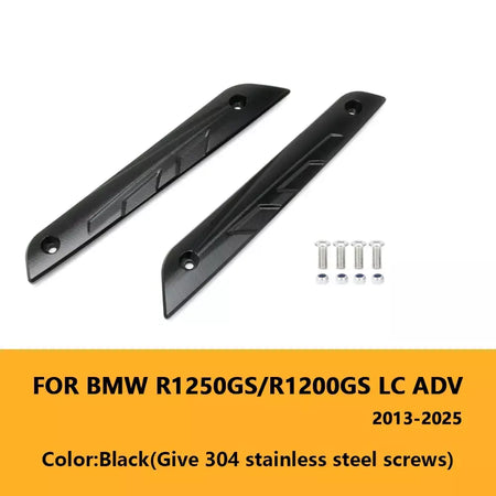 Kit de suporte de tira pára-brisas r 1200 1250 gs aventura 2013-2025 motocicleta pára-brisa guarnição de alumínio para bmw r1200gs r1250gs adv
