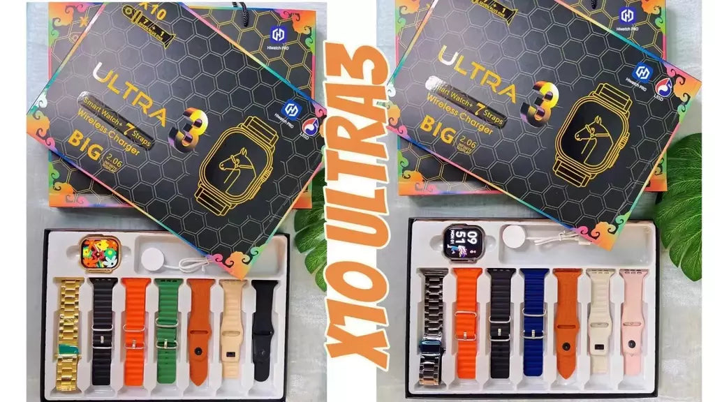 7 + 1 relógio inteligente x10 ultra 3 relógio esportivo para homens mulheres bluetooth chamada telefônica smartwatch diy enfrenta à prova dwaterproof água pulseira inteligente