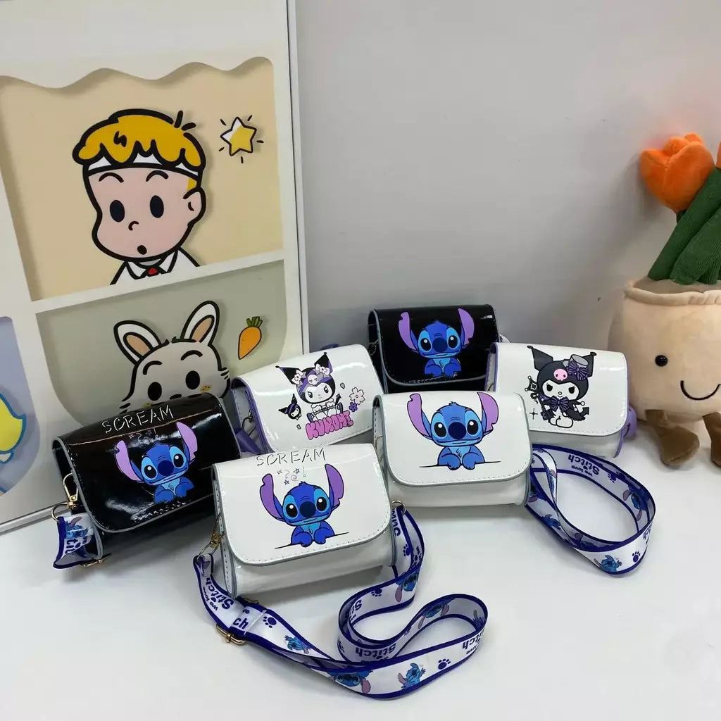 Anime bonito kuromi ponto crossbody sacos meninas mulheres marca de luxo saco alta qualidade mini designer sacos presentes